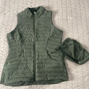 lululemon athletica Olive Quilted Vest